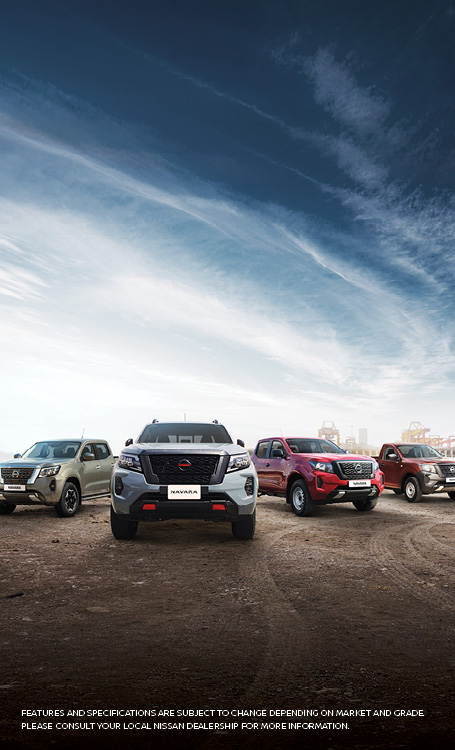 3 double cab Navara's with a single Cab Navara