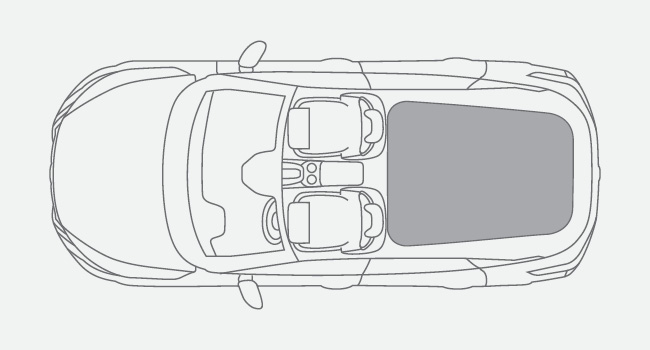 Qashqai 1593ℓ WITH FOLDED SEATS