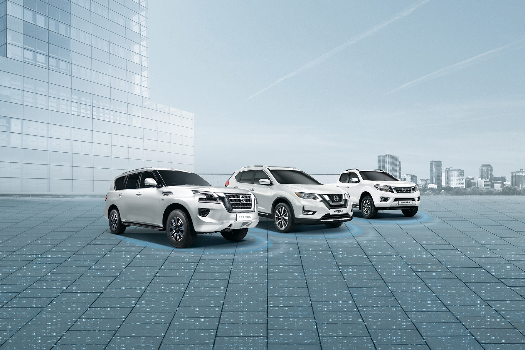 Nissan patrol, Qashqai and Navara